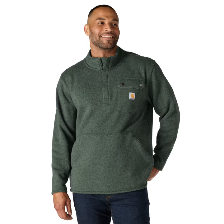 carhartt Herren Fleecepullover Troyer Wayland